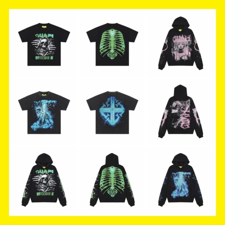 GUAM Skeleton & Graphic T-Shirts/Hoodies [6 styles], listing image