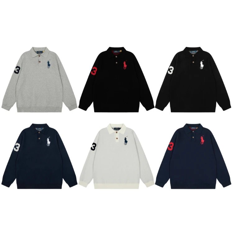 Polo Ralph Lauren Classic Fit Long-Sleeve Polo Sweater [6 styles], listing image